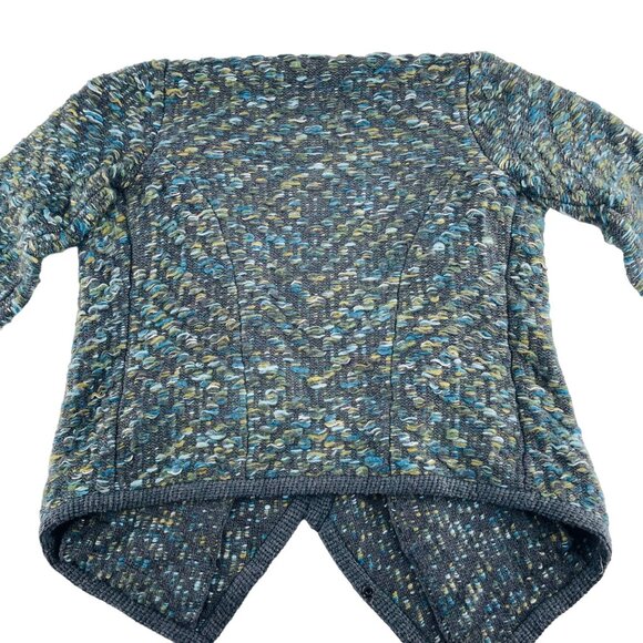 Moth Womens Open Front Cardigan Sweater S Wool Blend Multi-Color Anthropologie - Picture 5 of 5